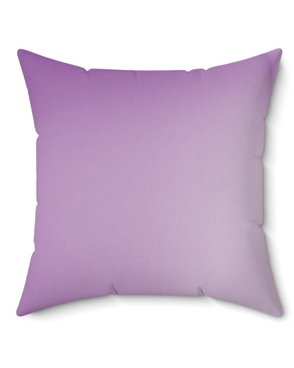 Soft Lavender Fade 20" x 20" Faux Suede Square Pillow