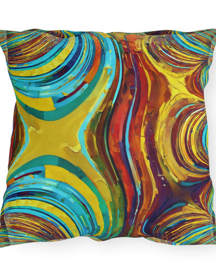 Uzi Spiral Alpha 20" x 20" Outdoor Pillow