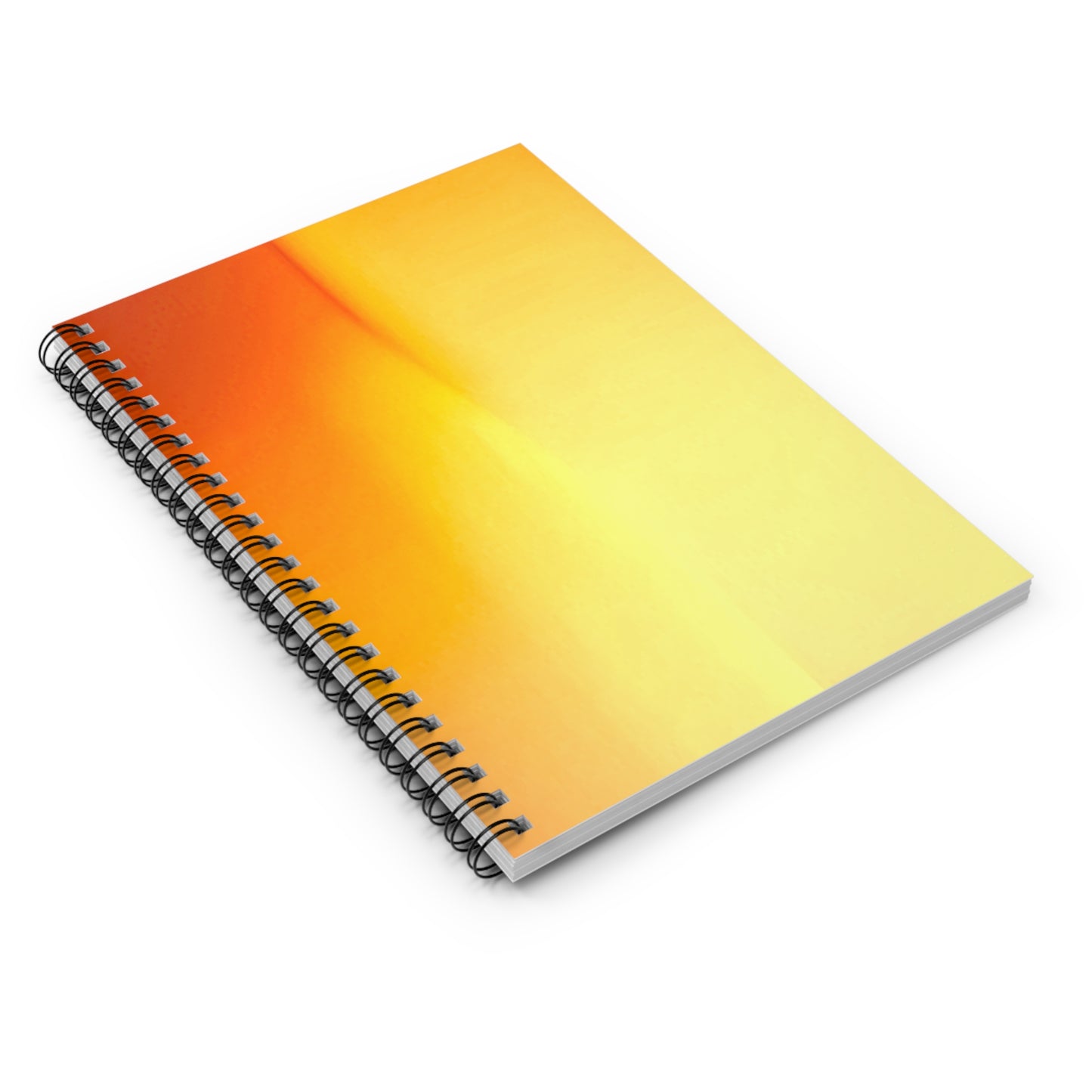 Phoenix Fade Wavey Spiral Notebook - Ruled Line, 6" x 8", 118 pages