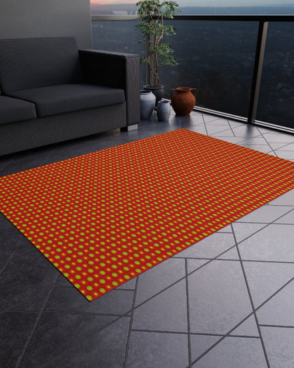 Late Evening Star-crossed Bodies Outdoor Rug, 60" x 84"