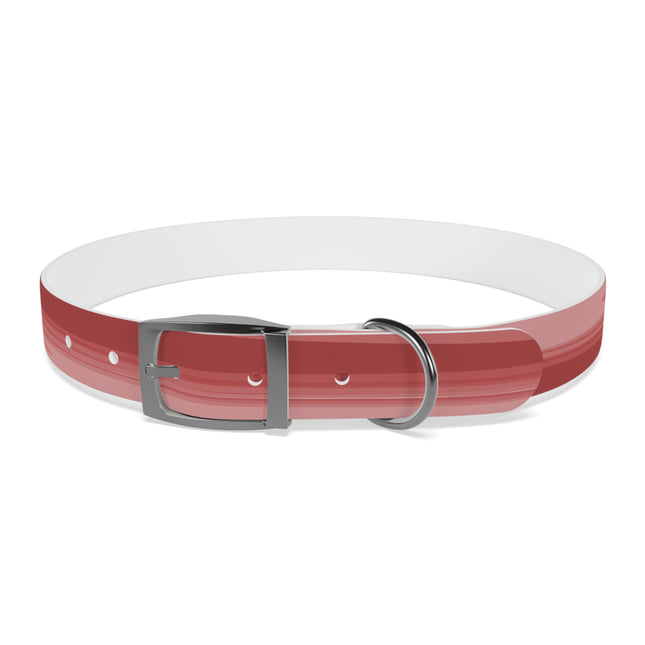 Power Red Wavey Extra Large Dog Collar