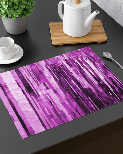 Striped Lavender Placemat, 1 pc