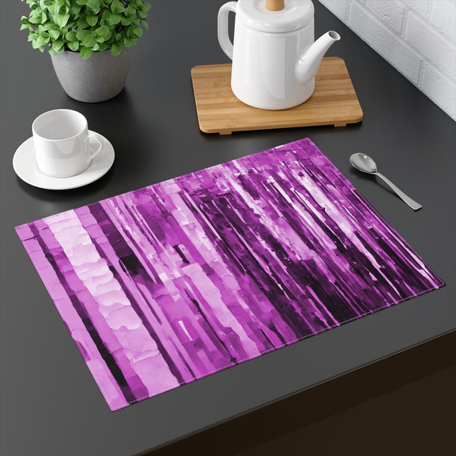Striped Lavender Placemat, 1 pc