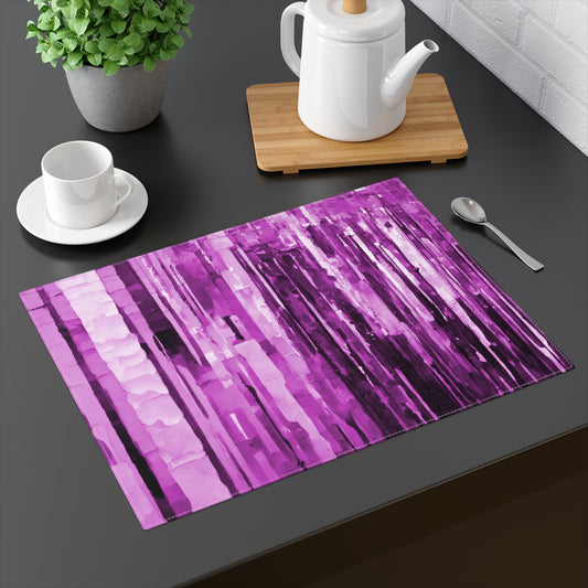 Striped Lavender Placemat, 1 pc
