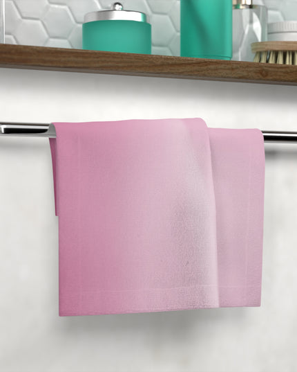 Pink Blush Fade Face Towel, 13" x 13"