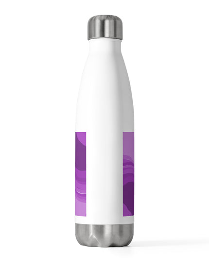 Wavey Purple Wavey 20oz Insulated Water Bottle