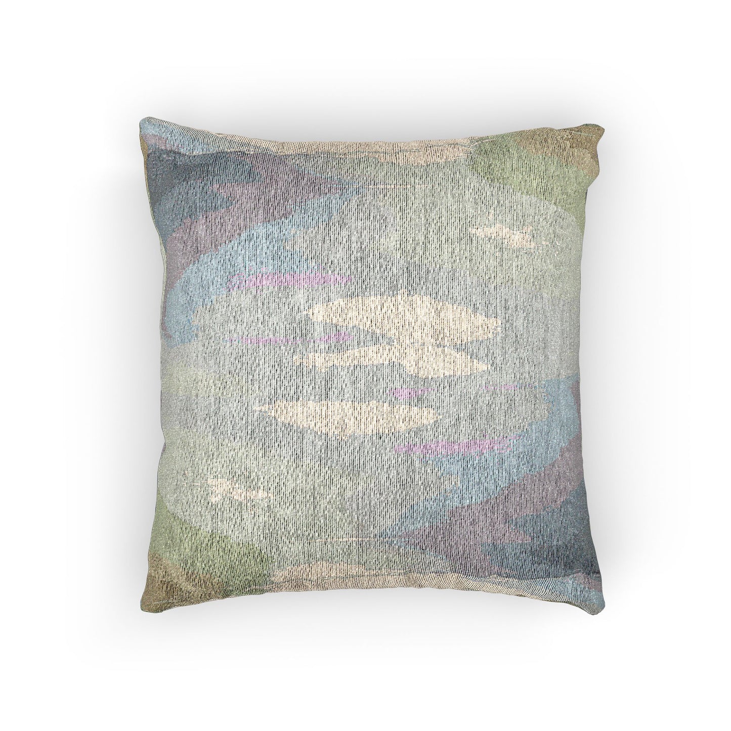 Lavender Sea Golden Fog Woven Pillow, 17" x 18"