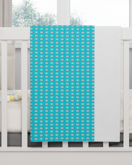 Tif Green Star-crossed Bodies Soft Fleece Baby Blanket, 30" x 40"