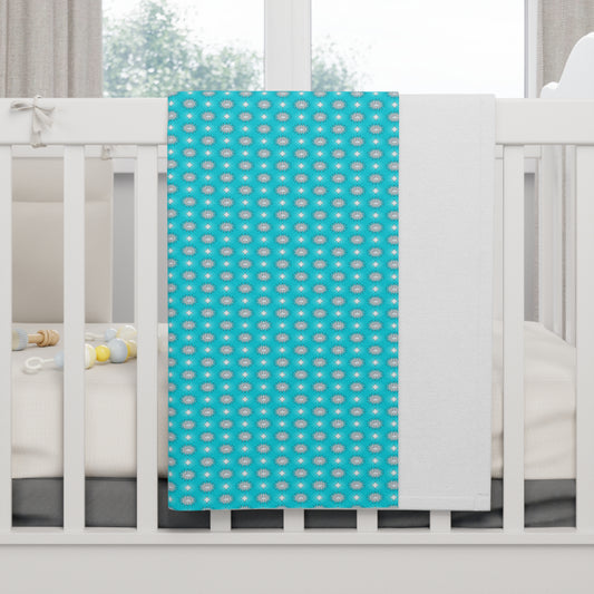 Tif Green Star-crossed Bodies Soft Fleece Baby Blanket, 30" x 40"