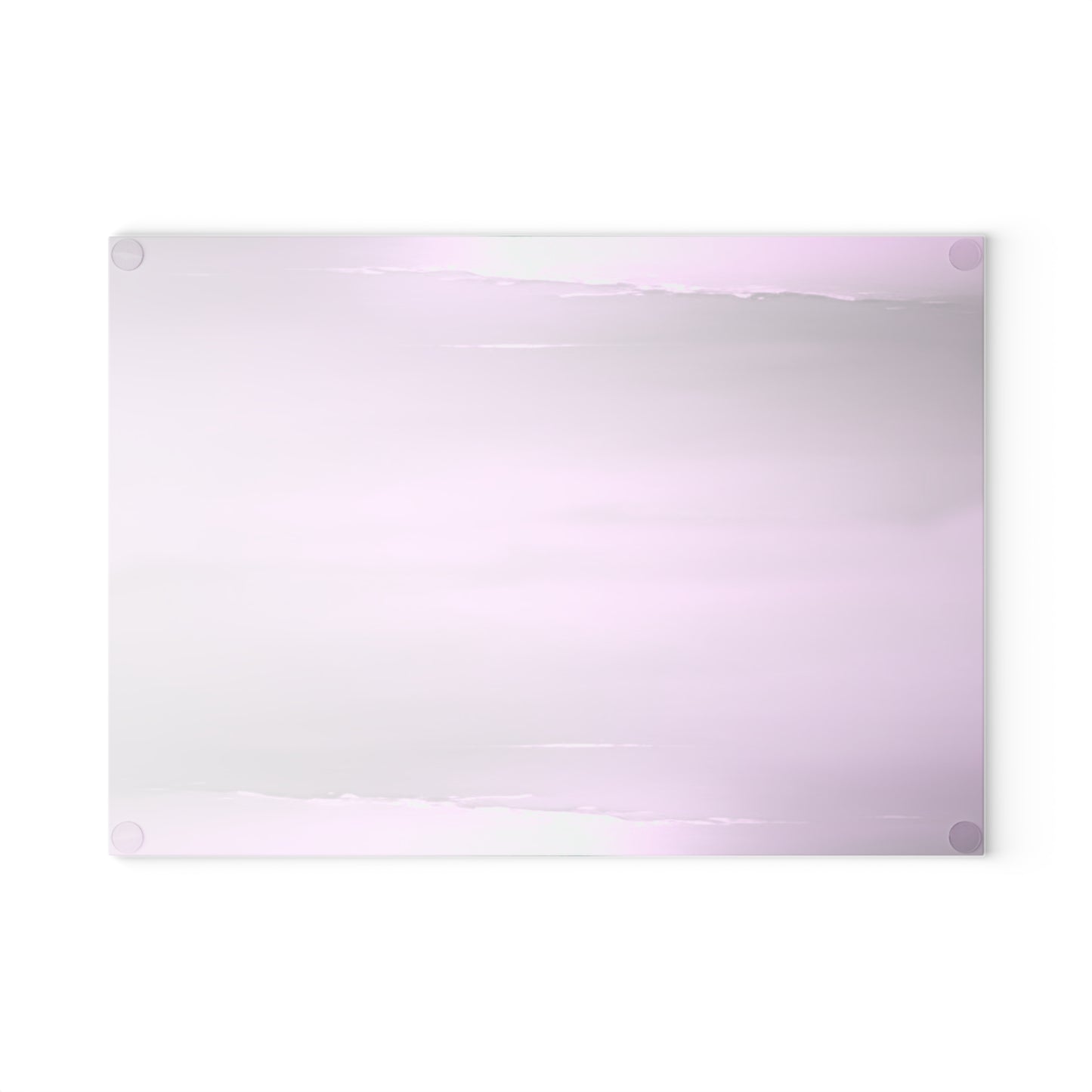 Dark Pink Sea Amethyst Fog 8" x 11" Glass Cutting Board