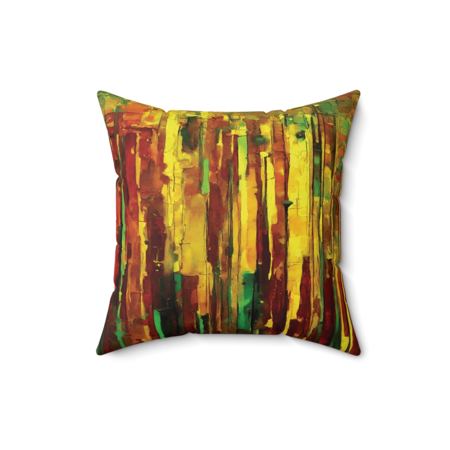 Striped Beta 16" x 16" Faux Suede Square Pillow