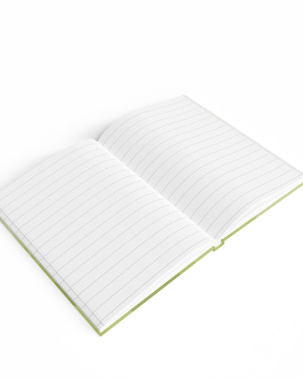 Lemon Wavey 5" x 7" Journal - 128 Ruled Line pages