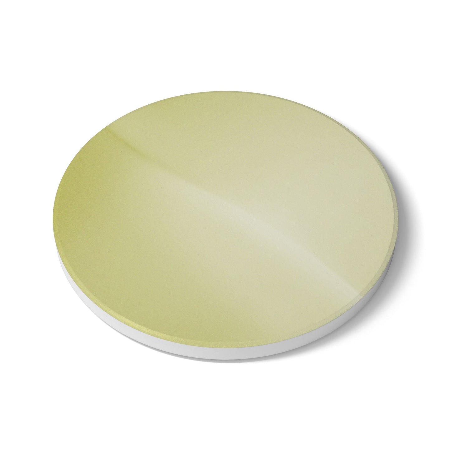 Lemon Fade 4" x 4" Round Ceramic Coaster