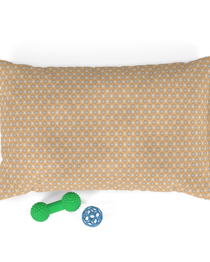 Tan Sunset Star-crossed Bodies Pet Bed, 28" × 18"