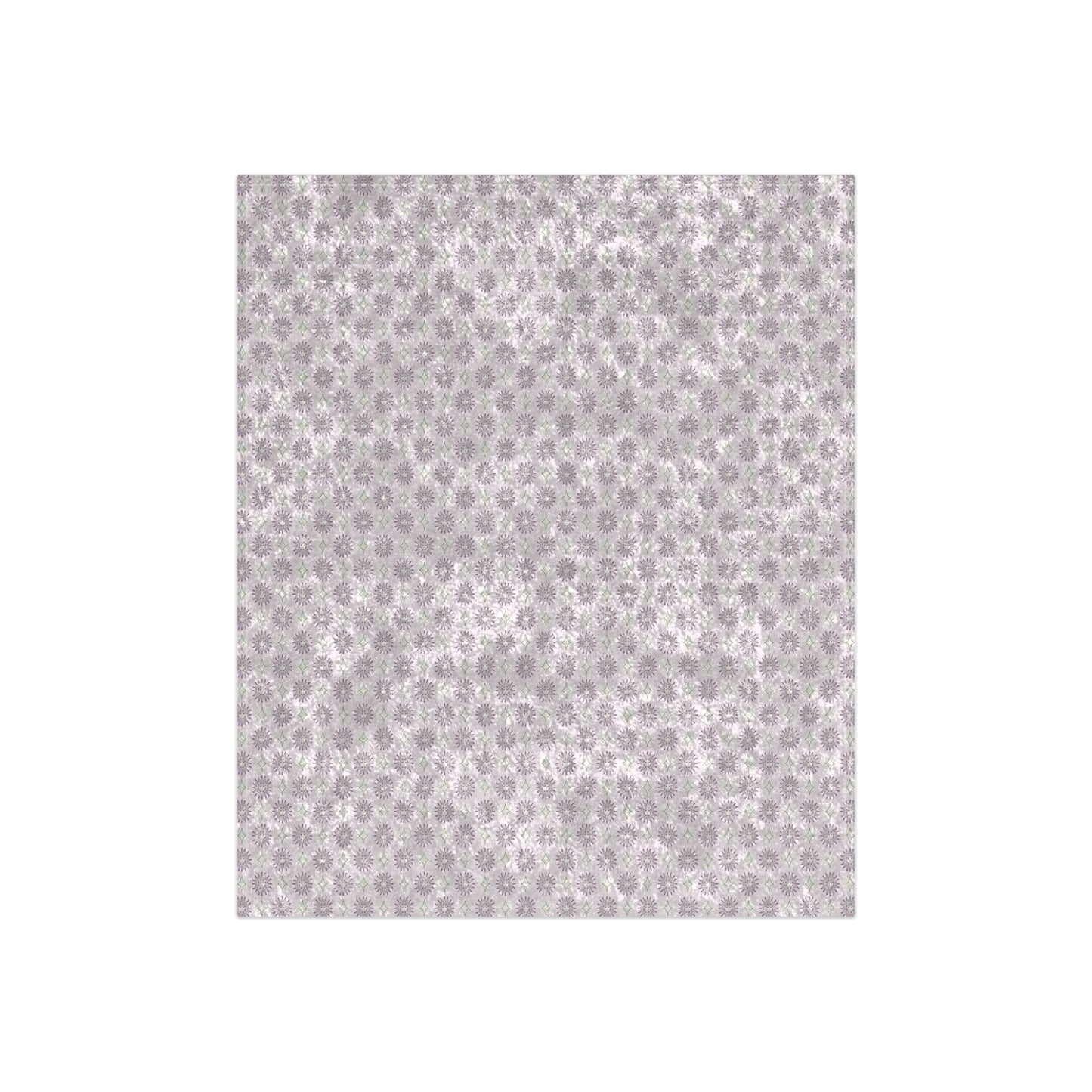 Pink Mornings Star-crossed Bodies Crushed Velvet Blanket, 50" x 60"
