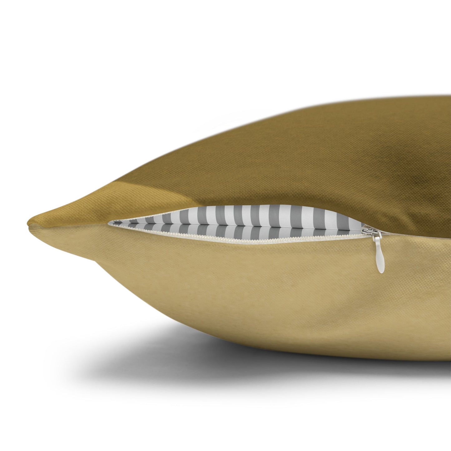Brown Wavey Spun Polyester Square Pillowcase, 14" x 14"
