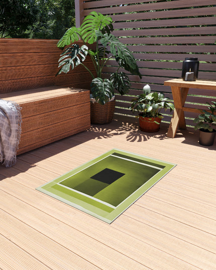Lemongrass Shadow Outdoor Rug, 24" x 36"