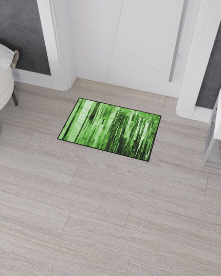 Striped Mint Pastel 18" x 27" Heavy Duty Floor Mat