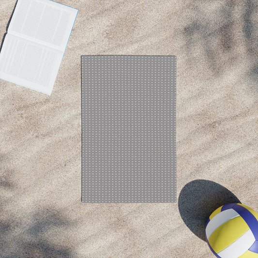 Desaturated Star-crossed Bodies Beach Towel, 18" x 27"