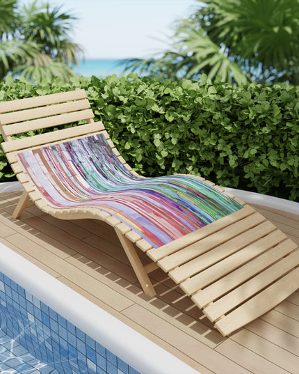 Striped Pastels Beach Towel, 24" x 44"
