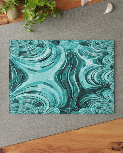 Uzi Spiral Tif 8" x 11" Glass Cutting Board