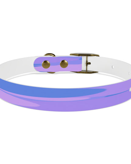 Pastel Purple Family Patches Small Dog Collar