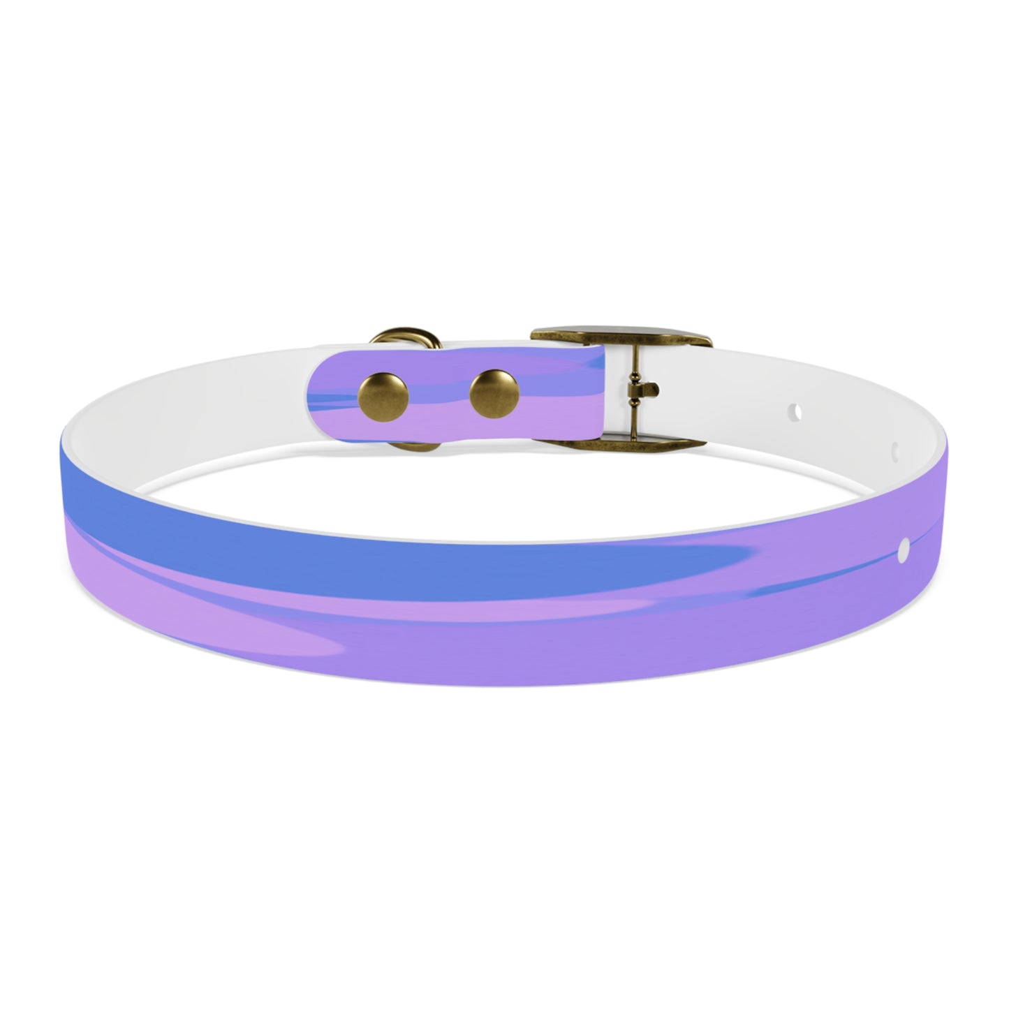 Pastel Purple Family Patches Small Dog Collar