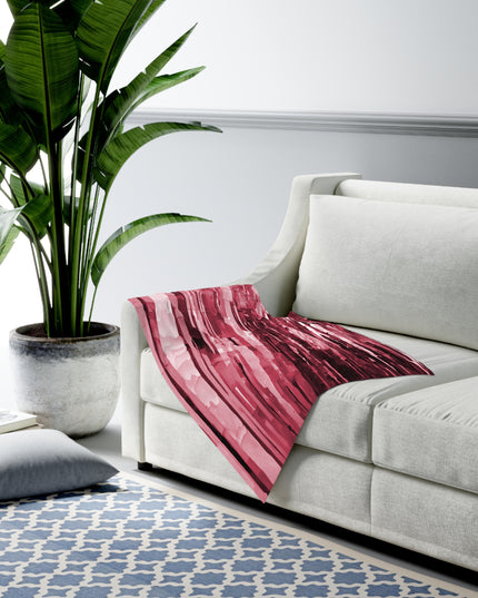 Striped Ruby Baby Swaddle 30″×40″ Blanket
