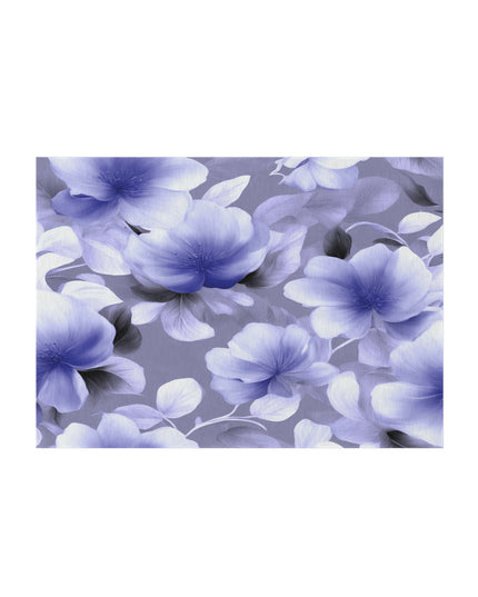 Indigo Blossom Floral Bunch Outdoor Rug, 60" x 84"