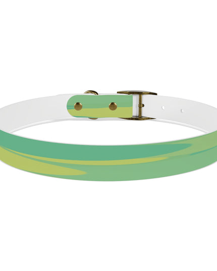 Pastel Green Patches Extra Large Dog Collar