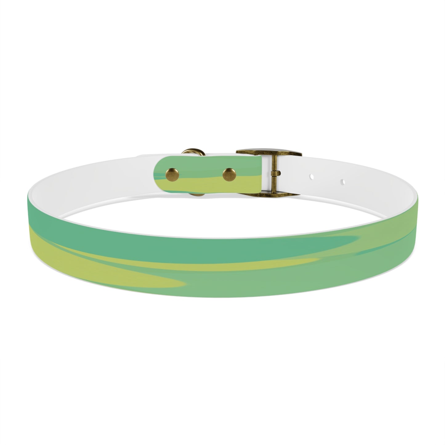 Pastel Green Patches Extra Large Dog Collar