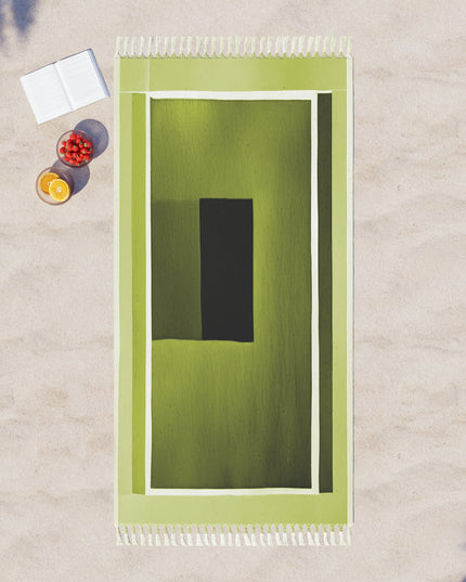Lemongrass Shadow 38" × 81" Boho Beach Cloth