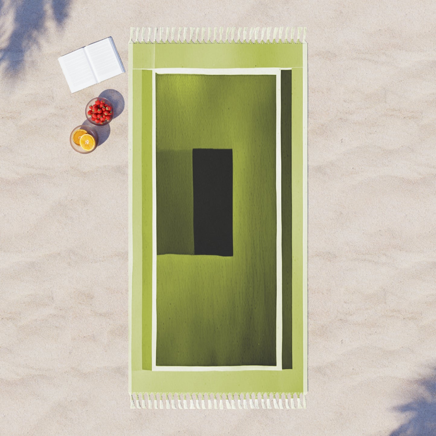 Lemongrass Shadow 38" × 81" Boho Beach Cloth