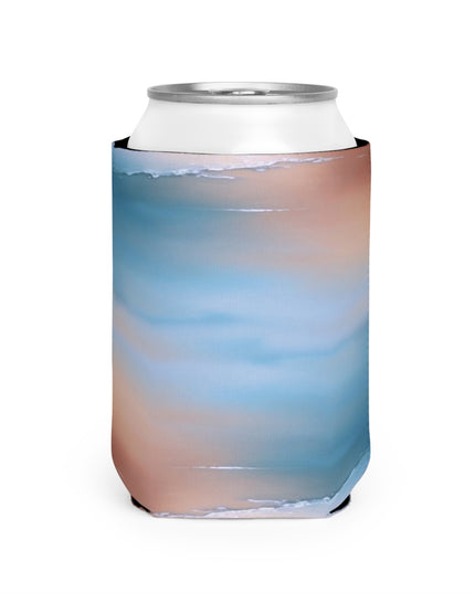 Blue Sea Peach Fog 12 oz Can Cooler Sleeve