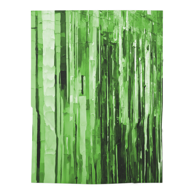 Striped Mint Pastel Baby Swaddle 30″×40″ Blanket