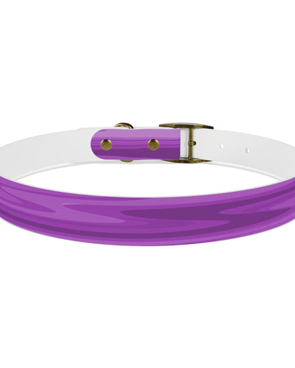 Wavey Purple Wavey Extra Large Dog Collar