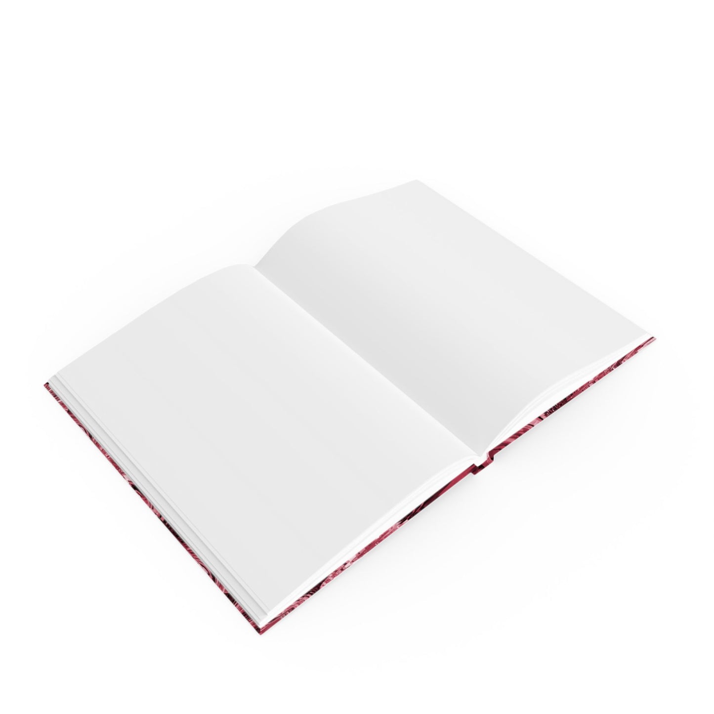 Uzi Spiral Ruby 5.2" x 7.4" Hard Backed Journal with 128 blank pages