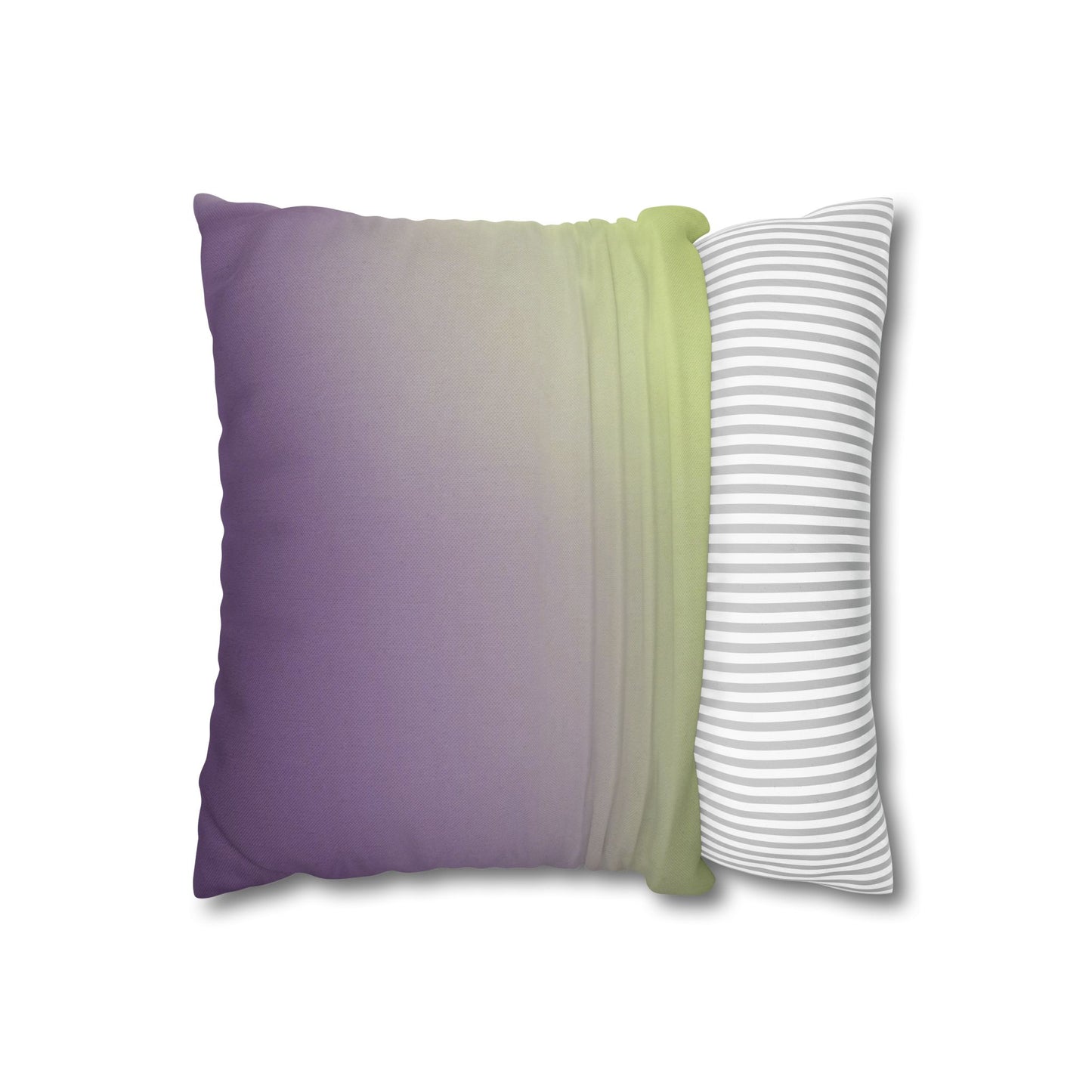 Purple Golden Fade Spun Polyester Square Pillowcase, 14" x 14"