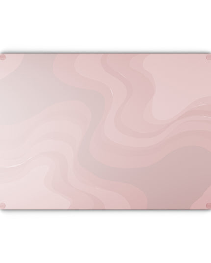 Power Red Wavey Glass Cutting Board, 11" x 15"