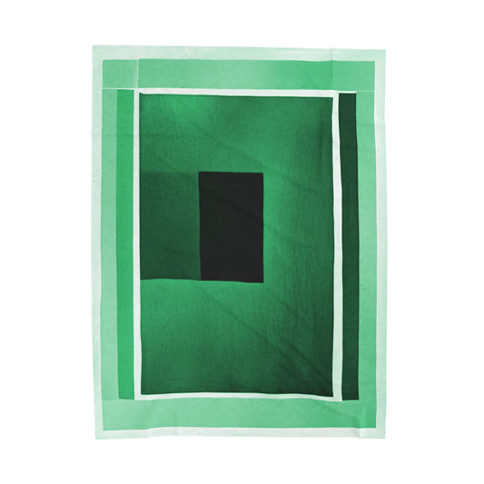 Mint Shadow Velveteen Plush Blanket, 60" x 80"