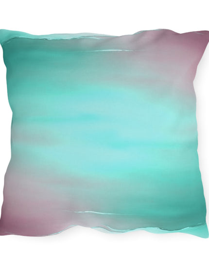 Green Sea Lavender Fog 20" x 20" Outdoor Pillow