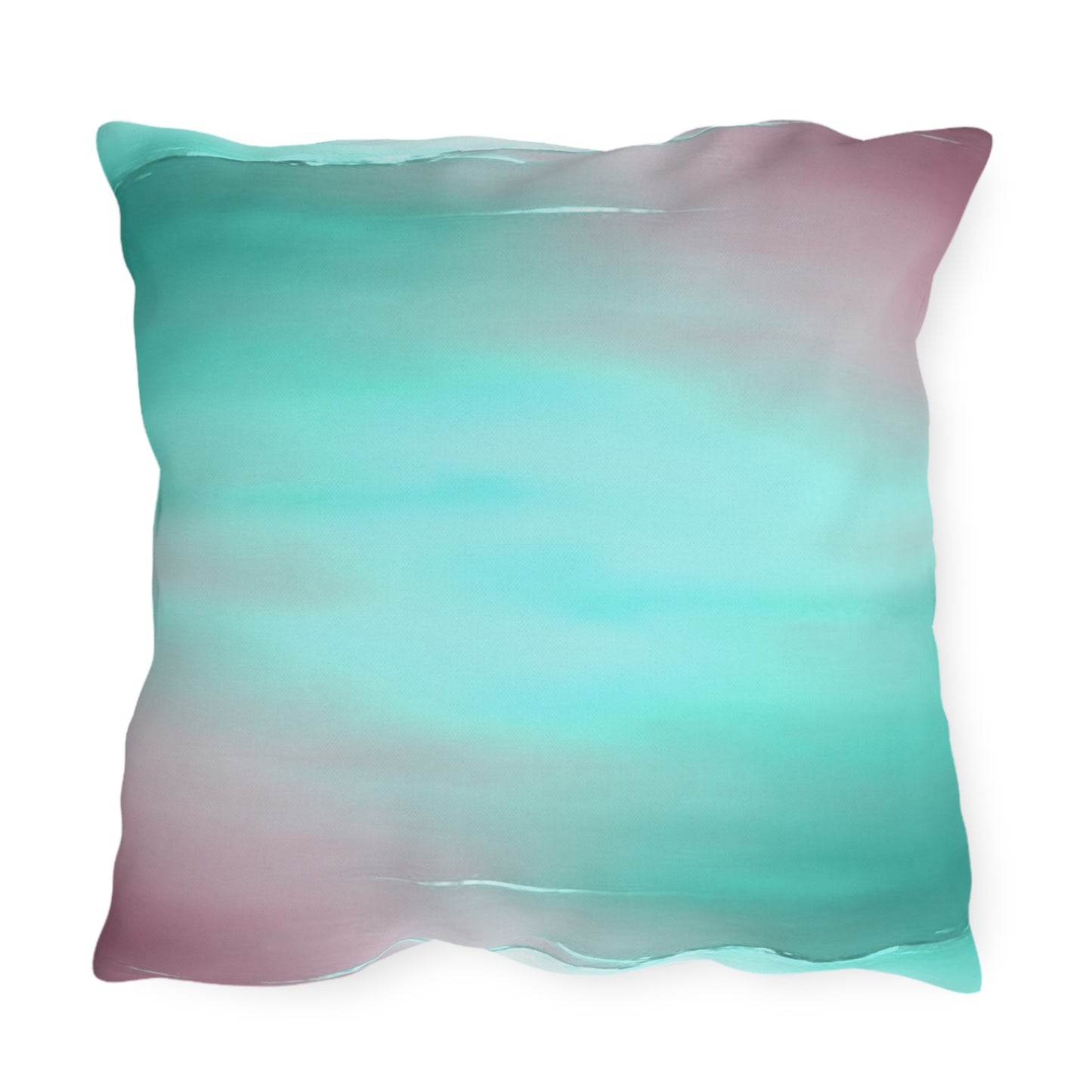 Green Sea Lavender Fog 20" x 20" Outdoor Pillow