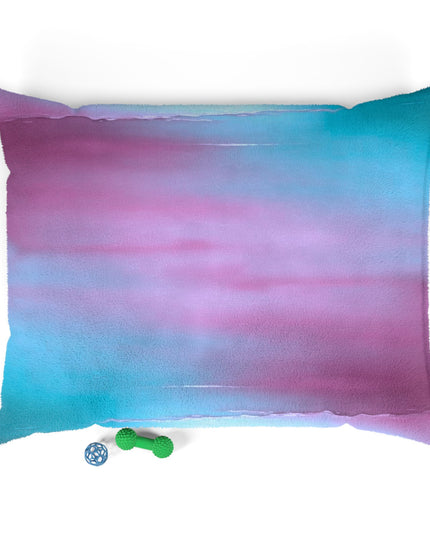 Wine Sea Blue Fog 50" × 40" Pet Bed