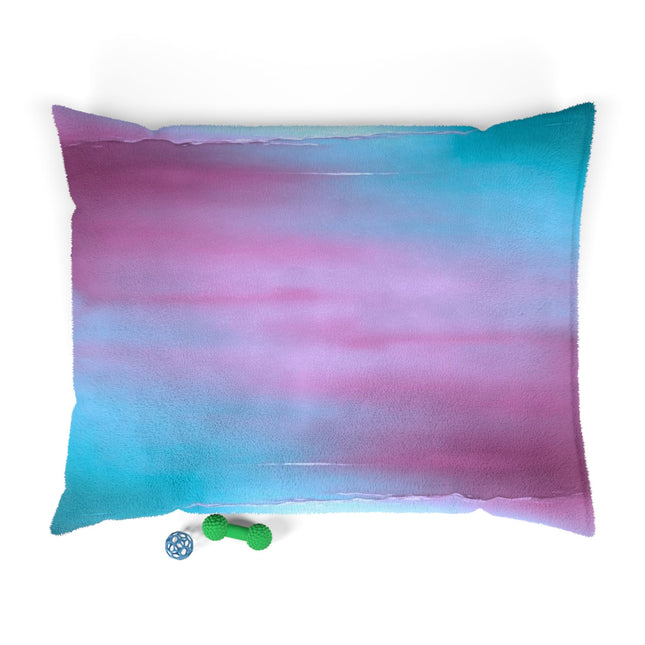 Wine Sea Blue Fog 50" × 40" Pet Bed