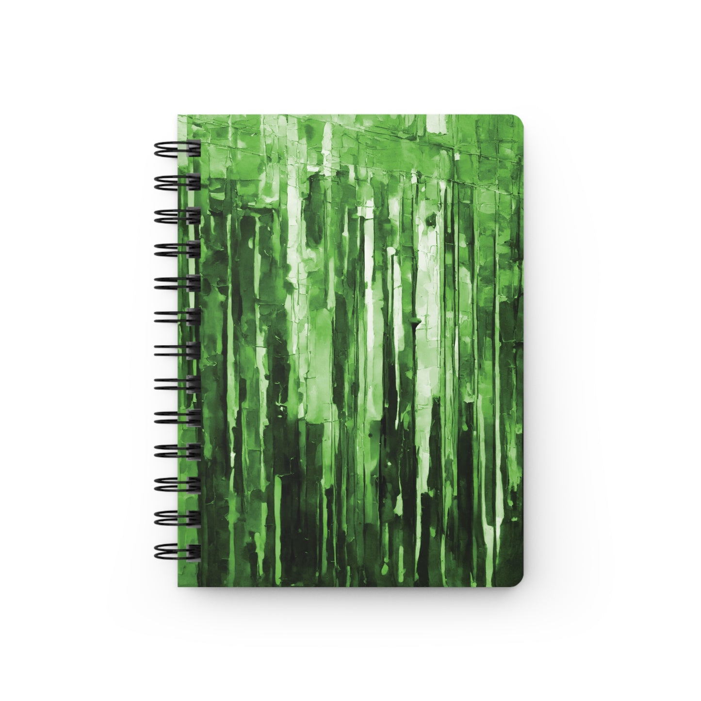 Striped Mint Pastel Spiral Bound Journal, 5" x 7" 150 pages