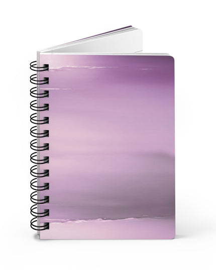 Dark Pink Sea Amethyst Fog Spiral Bound Journal, 5" x 7" 150 pages