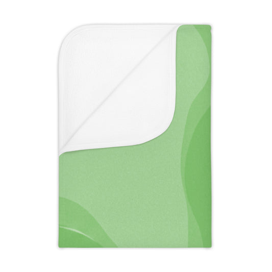 Greenie Meanie Wavey Toddler Blanket, 30" x 40"