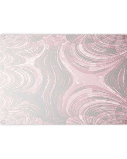 Uzi Spiral Ruby 8" x 11" Glass Cutting Board