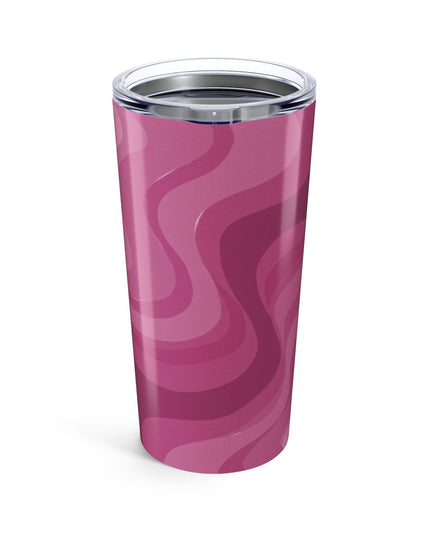 Pinky Mauve Wavey Tumbler 20oz