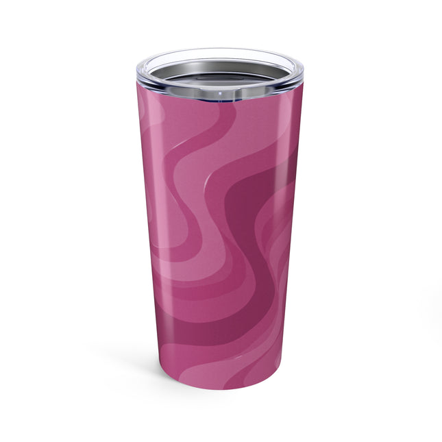 Pinky Mauve Wavey Tumbler 20oz